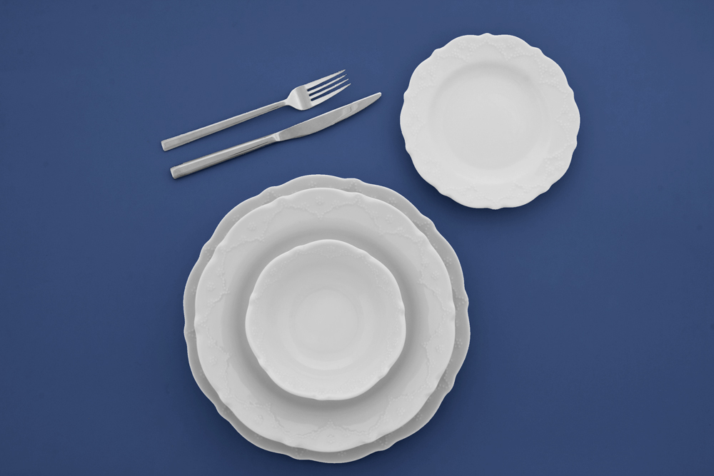 PORLAND QUEEN BEYAZ TABAK TAKIMI 24PR