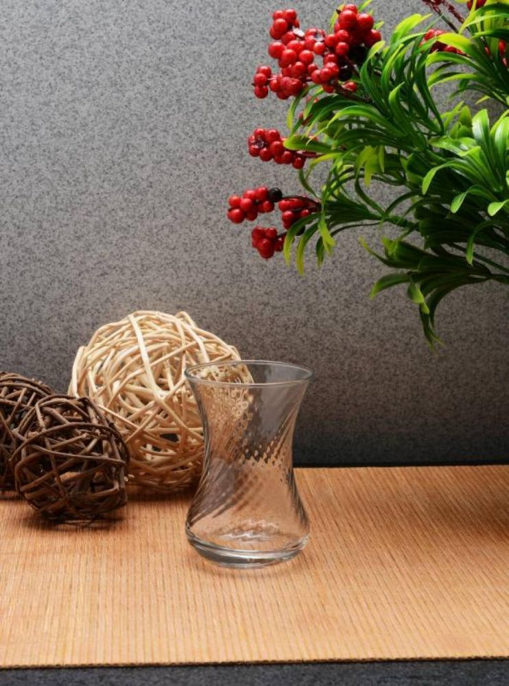 P.BAHÇE ÇAY BARDAĞI 42781 İNCEBELLİ OPTİKLİ  6 LI