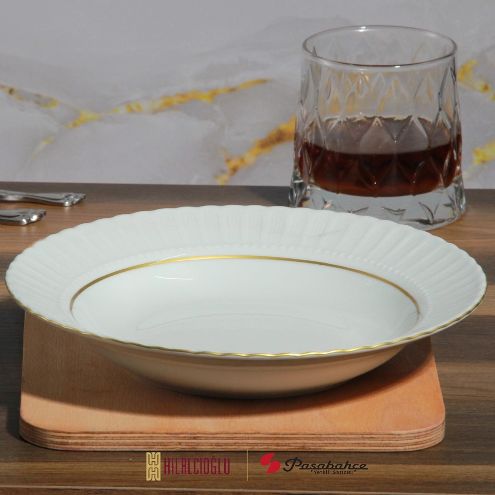 PORLAND PORSELEN SAFİR  YEMEK TABAK 22 CM