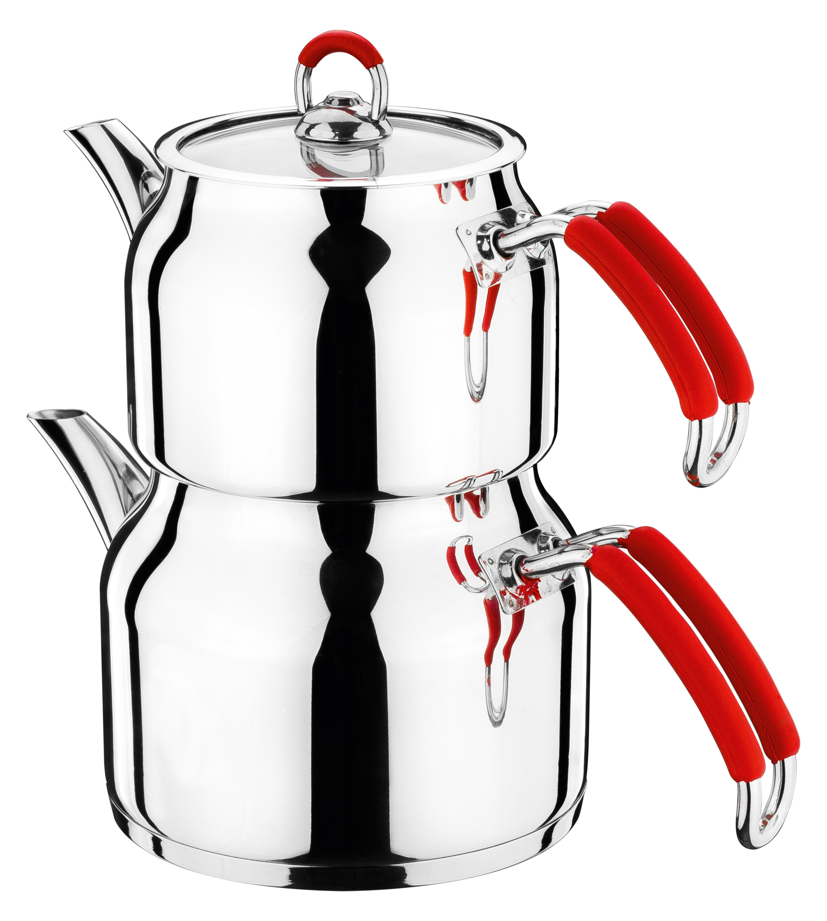 AKDENİZ İMAJ MİNİ KIRMIZI SİLİKON KULP ÇAYDANLIK