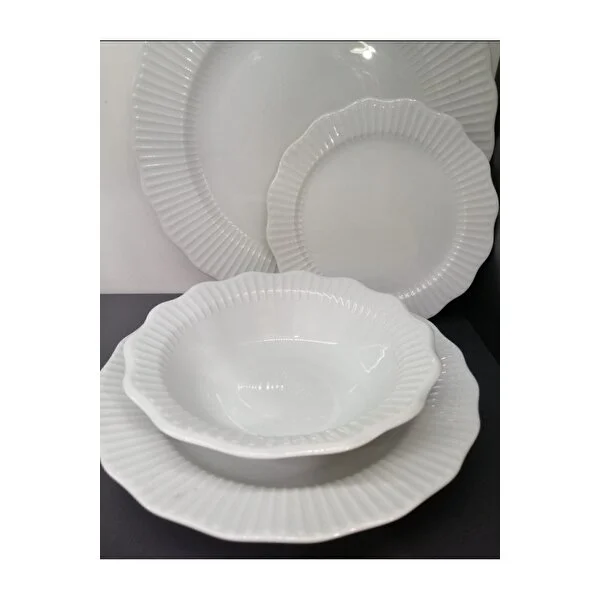 PORLAND FRILLY BY 24 PARÇA YEMEK TAKIMI 23AK24