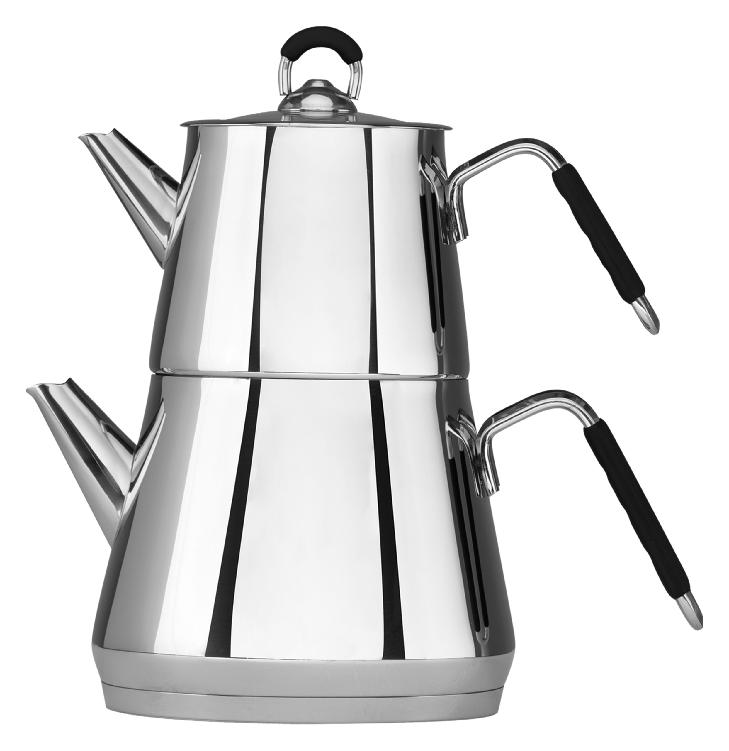 AKDENİZ PİRAMİT MİNİ SİLİKON KULP ÇAYDANLIK TAKIMI